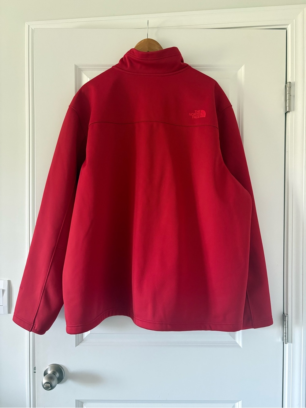 The North Face Men’s Apex Softshell Jacket Red and Black Hoodie Jacket XXXL - Picture 2 of 4